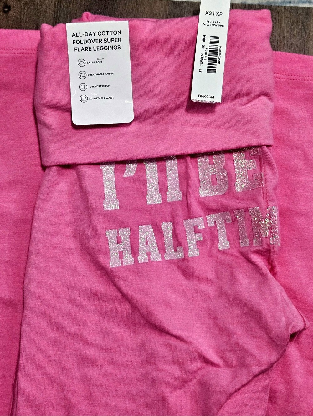 Victoria's Secret Fashion Show Watch Party Kit Bling Super Flare leggings XS New